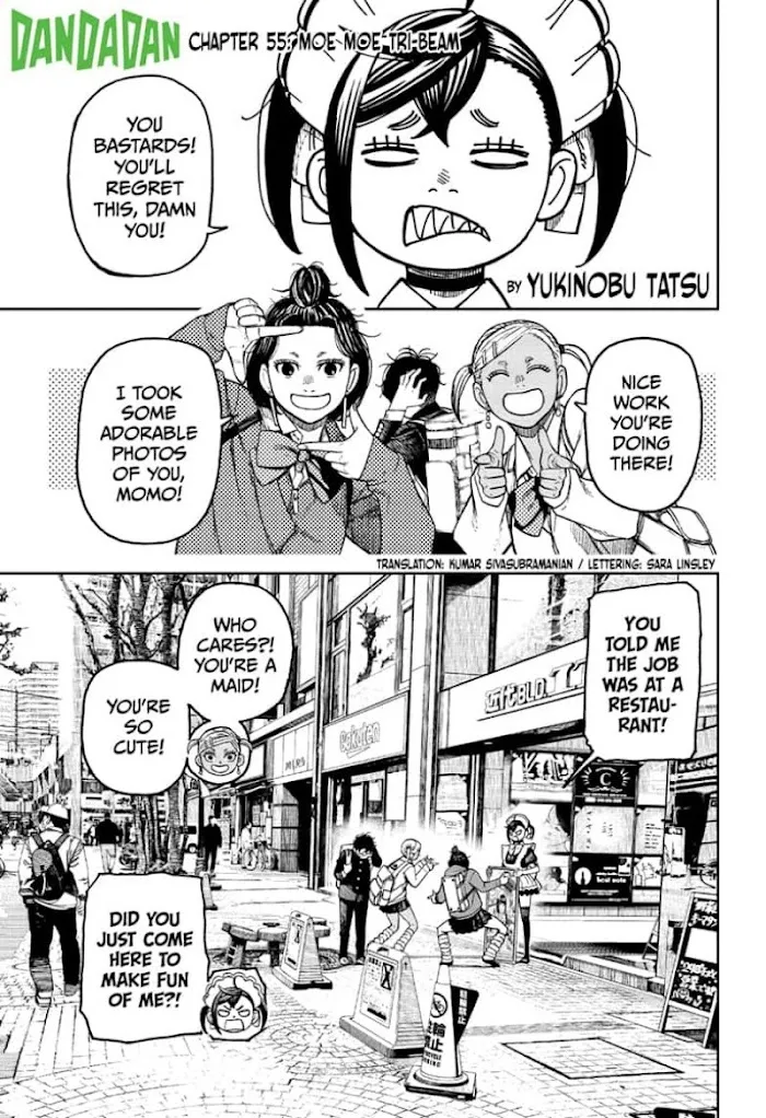 Read Dandadan Manga - Chapter 55 - Page 1
