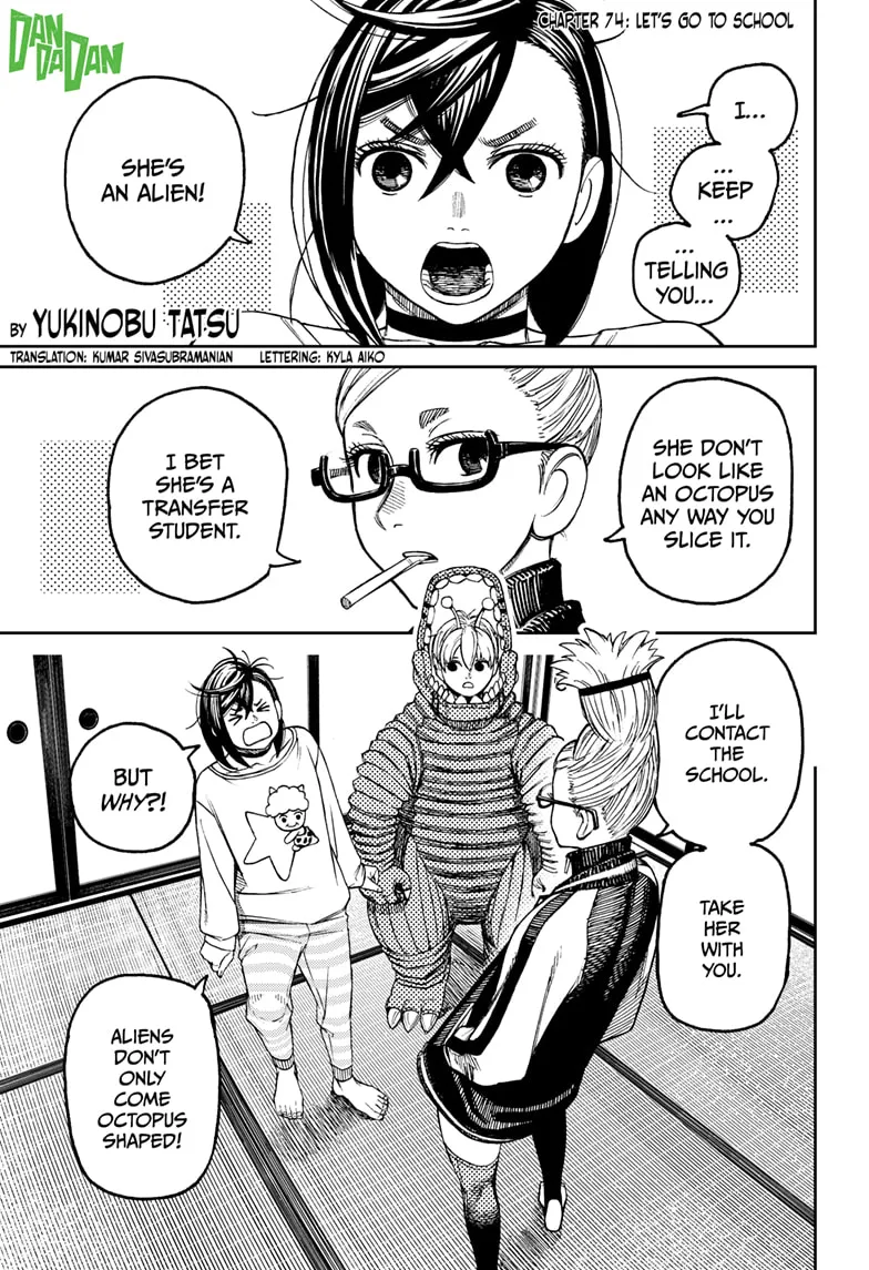 Read Dandadan Manga - Chapter 74 - Page 1